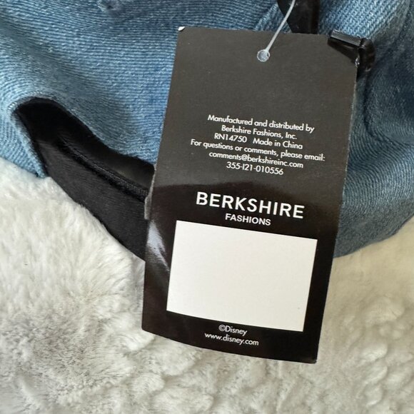 New Tags Berkshire Disney Minnie Mouse Patches Denim Hook Loop Back Hat Cap OS - Picture 5 of 7